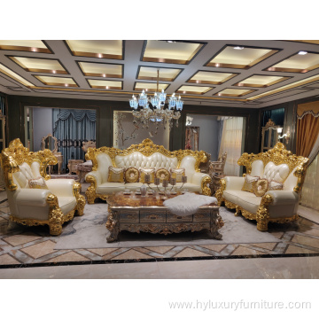 luxury hand craved chesterfield leather classic sofa